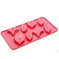 DUFUSTORE Silicone Chocolate Cookie Cake Jelly Muffin Baking Bakeware Tool Mold Mould Leaf N3