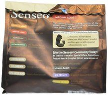Senseo Coffee Pods, Dark Roast,18 Count (Pack of 6) N25