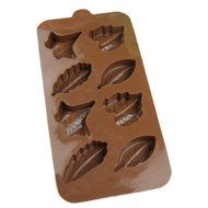 DUFUSTORE Silicone Chocolate Cookie Cake Jelly Muffin Baking Bakeware Tool Mold Mould Leaf N5