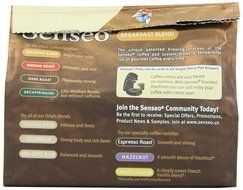 Senseo Coffee Pods, Dark Roast,18 Count (Pack of 6) N36