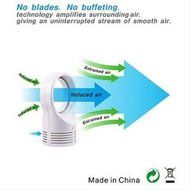 Portable Air Conditioner Table mini bladeless fan With Adapter Gift-Color Random (Black) N5