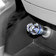 Car Ionic Air Purifier, AceFox Ionizer Freshener Removes Dust, Pollen,Smoke, Odor, Bacteria, Virus (Gray) N4