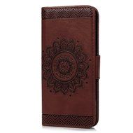 iPhone 7 Case (4.7 inch) - Wallet Folio Flip Embossed Totem PU Leather Case with Stand Card Slots and Slim Fit... N15