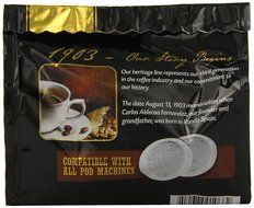 Cafe Diario Heritage Line 1903 Coffee Pods, Dark Roast, 18 Count (Pack of 6) N2