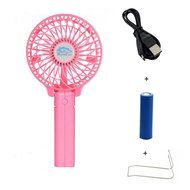 Niceshop Portable Handheld Mini Rechargeable Fans Battery Operated Cooling Fan Electric Personal Fans Foldable... N2