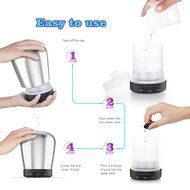 Aromatherapy Oil Diffuser, SZTROKIA 180ml Essential Oil Ultrasonic Cool Mist Humidifier with 3D 14 Color Changing... N6