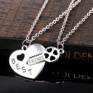 All-match Peach Brother Confidante Suit Necklace Best Friends Diversified Design