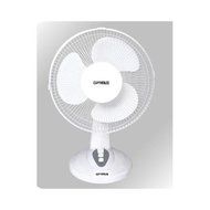 Optimus F1230 White Table Fan 12In Oscillating Table 3Speed