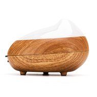 Releeder Aromatherapy Diffuser Ultrasonic Essential Oil Diffuser Ultrasonic Diffuser (Wood Grain,7 Changed Color... N2