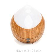 Releeder Aromatherapy Diffuser Ultrasonic Essential Oil Diffuser Ultrasonic Diffuser (Wood Grain,7 Changed Color... N3