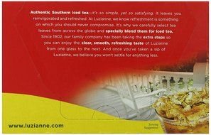 Luzianne Iced Tea, Sweet Flavor, Single Serve Tea Cups, 12 Count N9