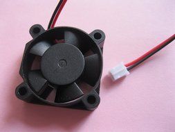 2 pcs Brushless DC Cooling Fan 12V 3010S 5 Blades 2 wire 30x30x10mm Sleeve-bearing Skywalking N2