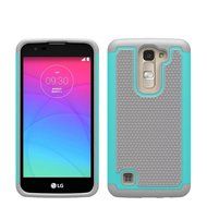 LG K10 Case, ARSUE [Drop Protection] [Shock Absorption] Hybrid Dual Layer Armor Defender Protective Case Cover... N6