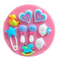 AmaranTeen - Baby Chocolate Silicone Mold,Fondant Cake Decorating