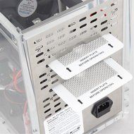 Della UV Ozone Generator Air Purifier Fresh Cleaner Hepa Covers 3500ft, Clear Acrylic N5