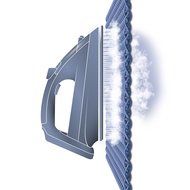 Tefal FV3925 DURILIUM TECHNOLOGY Anti-Calc Easygliss Garment Steamer Steam Iron Handheld Ultra Turquoise Color...