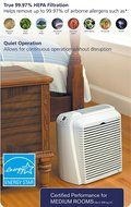 Holmes True HEPA Air Cleaner and Odor Eliminator with Digital Display for Large Spaces, HAP756 N7