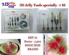 3D Jelly Cake Tools specially -Type 16 - Swan - 5 pcs/set