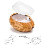 Releeder Aromatherapy Diffuser Ultrasonic Essential Oil Diffuser Ultrasonic Diffuser (Wood Grain,7 Changed Color... N6
