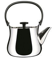 Alessi Cha Kettle/Teapot in 18/10 Stainless Steel Mirror Polished Handle And Knob in Thermoplastic Resin Magnetic...