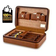 Scotte(TM) premium Cigar Humidors portable travel cigar humidor case for 4 cigar N2