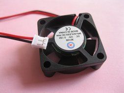 2 pcs Brushless DC Cooling Fan 12V 3010S 5 Blades 2 wire 30x30x10mm Sleeve-bearing Skywalking N3