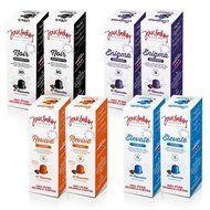80 Jones Brothers Nespresso Compatible Coffee Capsules-Variety Pack -100% Pure Arabica (VARIETY BOX, 80 PODS) N18