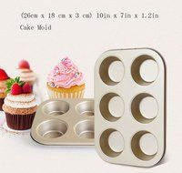 Cupcake Chocolate Pizza Craft Candy Baking Mold Pan Toast Box Kitchen Pastry Bread Oven Baking Roasting Pan Tin...