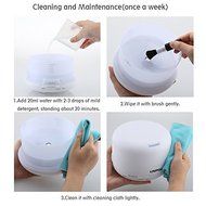 500ml Aroma Essential Oil Diffuser,URPOWER? Ultrasonic Air Humidifier with 4 Timer Settings 7 LED Color Changing... N6