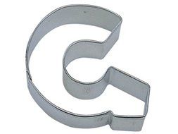 R&amp;M Letter G Cookie Cutter in Durable, Economical, Tinplated Steel