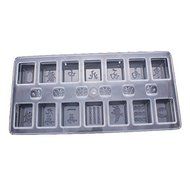 DIY Mahjong Chocolate Mold Baking Mould Mahjong 13 Unitary Cake Mold shopping N3