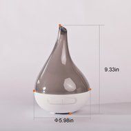 YUNSTORES Essential Oil Diffuser, Ultrasonic Oil Diffuser, Waterless Auto Shut Off for Home, Office, Bedroom,... N17