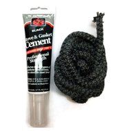 Midwest Hearth Wood Stove Replacement Gasket Kit for Woodburning Stoves - Graphite Impregnated Fiberglass Gaskets... N4