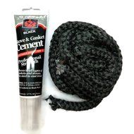 Midwest Hearth Wood Stove Replacement Gasket Kit for Woodburning Stoves - Graphite Impregnated Fiberglass Gaskets... N7