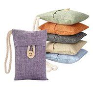 6 Packs- Home/Car in Addition to Taste/ Air Purifying Bamboo Charcoal Bag Portable Air Freshener for Fridge, Freezers...
