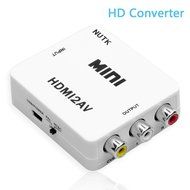 HDMI Converter,NUTK 1080P HDMI to AV 3RCA CVBs Composite Video Audio Converter Adapter Supporting PAL/NTSC with... N4
