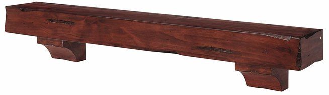 Pearl Mantels 412-72-70 Shenandoah Pine 72-Inch Wall Shelf, Rustic Cherry N7