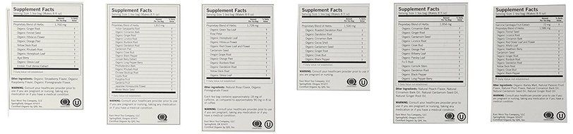 Yogi Tea DeTox Tea 6 Flavor Variety Pack (Pack of 6) N2