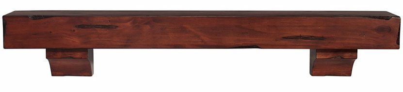 Pearl Mantels 412-72-70 Shenandoah Pine 72-Inch Wall Shelf, Rustic Cherry N8