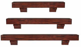 Pearl Mantels 412-72-70 Shenandoah Pine 72-Inch Wall Shelf, Rustic Cherry N9