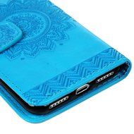 iPhone 7 Case (4.7 inch) - Wallet Folio Flip Embossed Totem PU Leather Case with Stand Card Slots and Slim Fit... N33