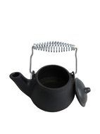 Old Mountain Mini Tea Kettle, 1.5 Cups, Silver/Wood Handle N2