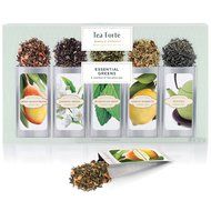 Tea Fort&eacute; Green Tea Assortment SINGLE STEEPS Loose Leaf Tea Sampler, 15 Single Serve Pouches N4