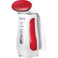 Salav Red 265-Watt Handheld Travel Clothing Steamer with Quick Heating &amp; Automatic Worldwide Voltage, Compact...