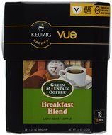 Green Mountain Breakfast Blend Coffee Keurig Vue Portion Pack N4