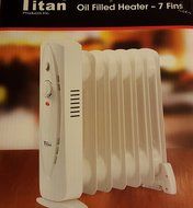 titan oil filled heater 7 fins
