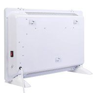 Giantex 1500w LCD Glass Panel Heater Wall Mount Silent Energy Saving Compact (White) N3