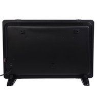 Giantex 1500w LCD Glass Panel Heater Wall Mount Silent Energy Saving Compact (White) N6