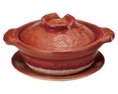 Akaraku for 1-2 persons 6.9inch Donabe Japanese Hot pot Brown Ceramic Made in Japan