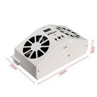 Car Fan, SanSiDo Solar Powered Auto Car Front/Rear Window Built-in Battery Rechargeable Air Vent Ventilator Mini... N4